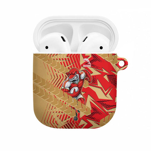 Dolphins Rugby AirPods Case Fierce Mascot Geometric Tribal Art