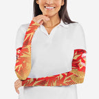 Dolphins Rugby Arm Sleeves Fierce Mascot Geometric Tribal Art
