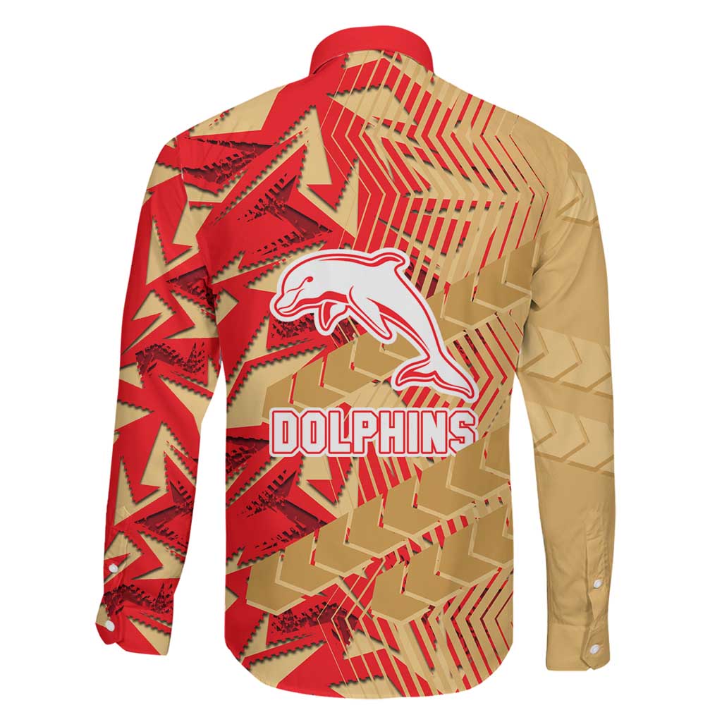 Dolphins Rugby Family Matching Summer Maxi Dress and Hawaiian Shirt Fierce Mascot Geometric Tribal Art