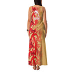 Dolphins Rugby Family Matching Tank Maxi Dress and Hawaiian Shirt Fierce Mascot Geometric Tribal Art