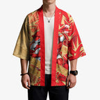 Dolphins Rugby Kimono Fierce Mascot Geometric Tribal Art