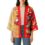 Dolphins Rugby Kimono Fierce Mascot Geometric Tribal Art