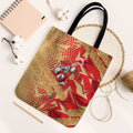 Dolphins Rugby Tote Bag Fierce Mascot Geometric Tribal Art
