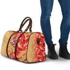 Dolphins Rugby Travel Bag Fierce Mascot Geometric Tribal Art