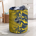North Queensland Cowboys Rugby Laundry Basket Fierce Mascot Geometric Tribal Art