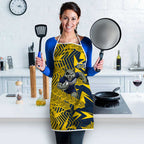 North Queensland Cowboys Rugby Apron Fierce Mascot Geometric Tribal Art