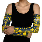 North Queensland Cowboys Rugby Arm Sleeves Fierce Mascot Geometric Tribal Art