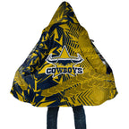North Queensland Cowboys Rugby Cloak Fierce Mascot Geometric Tribal Art