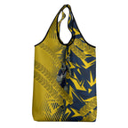 North Queensland Cowboys Rugby Grocery Bag Fierce Mascot Geometric Tribal Art