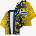 North Queensland Cowboys Rugby Kimono Fierce Mascot Geometric Tribal Art