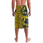 North Queensland Cowboys Rugby Lavalava Fierce Mascot Geometric Tribal Art