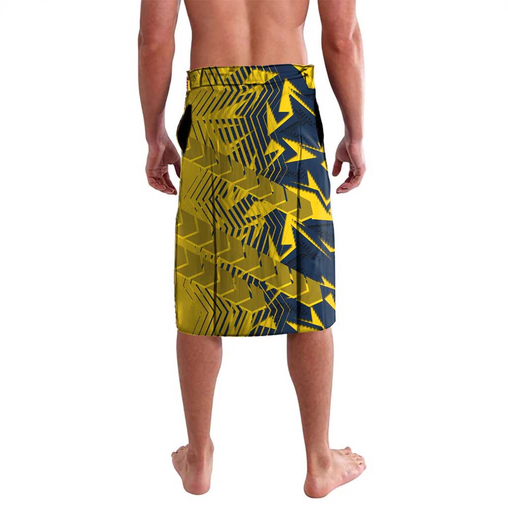 North Queensland Cowboys Rugby Lavalava Fierce Mascot Geometric Tribal Art
