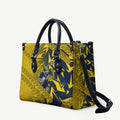 North Queensland Cowboys Rugby Leather Bag Fierce Mascot Geometric Tribal Art