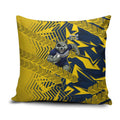 North Queensland Cowboys Rugby Pillow Cover Fierce Mascot Geometric Tribal Art