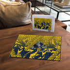 North Queensland Cowboys Rugby Puzzle Fierce Mascot Geometric Tribal Art