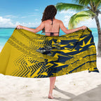 North Queensland Cowboys Rugby Sarong Fierce Mascot Geometric Tribal Art