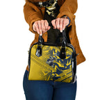 North Queensland Cowboys Rugby Shoulder Handbag Fierce Mascot Geometric Tribal Art