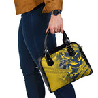 North Queensland Cowboys Rugby Shoulder Handbag Fierce Mascot Geometric Tribal Art