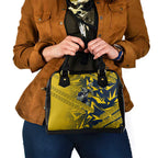 North Queensland Cowboys Rugby Shoulder Handbag Fierce Mascot Geometric Tribal Art
