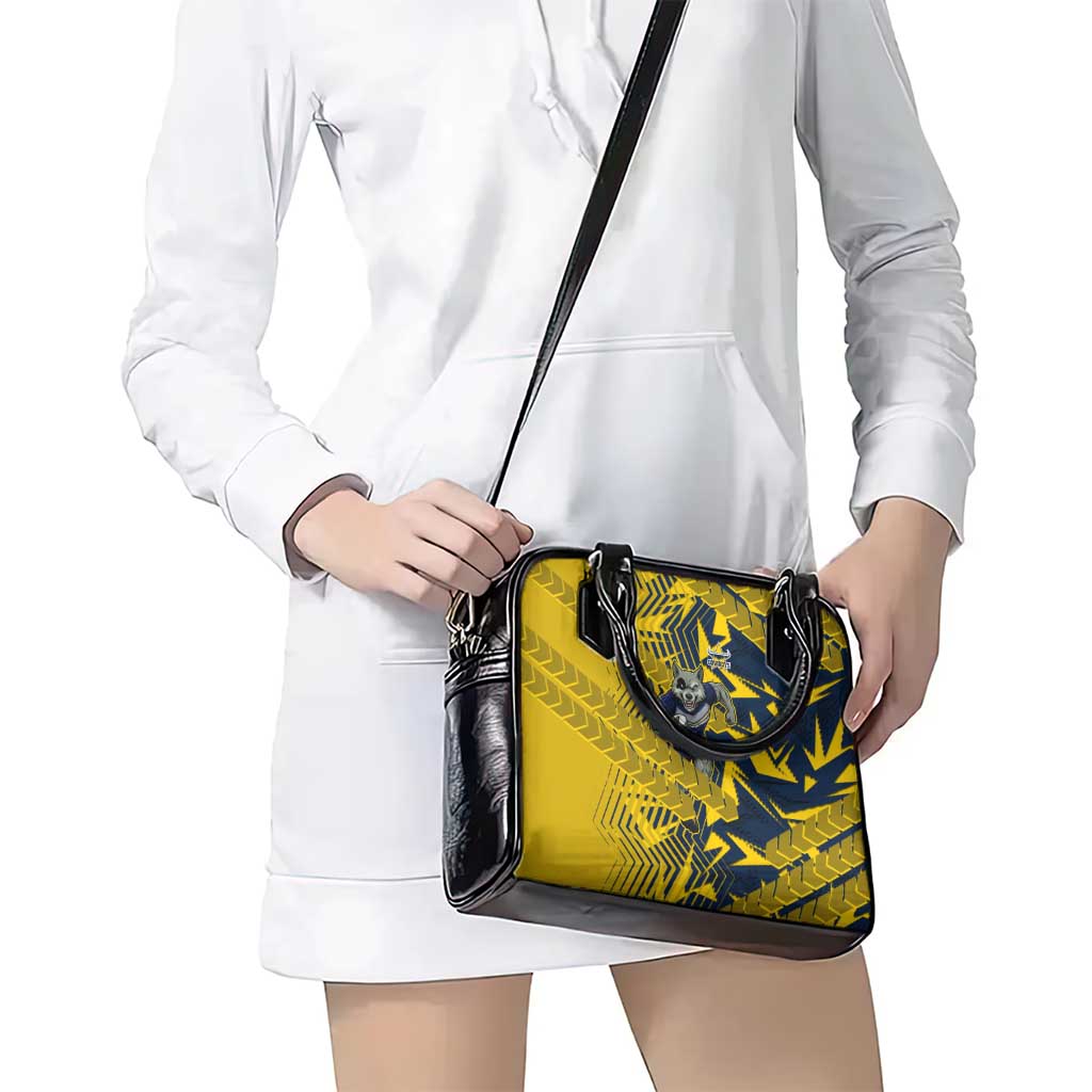 North Queensland Cowboys Rugby Shoulder Handbag Fierce Mascot Geometric Tribal Art