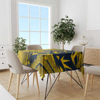 North Queensland Cowboys Rugby Tablecloth Fierce Mascot Geometric Tribal Art
