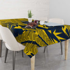 North Queensland Cowboys Rugby Tablecloth Fierce Mascot Geometric Tribal Art