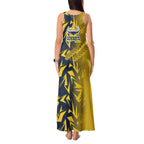 North Queensland Cowboys Rugby Tank Maxi Dress Fierce Mascot Geometric Tribal Art