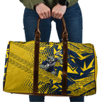 North Queensland Cowboys Rugby Travel Bag Fierce Mascot Geometric Tribal Art