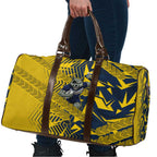 North Queensland Cowboys Rugby Travel Bag Fierce Mascot Geometric Tribal Art