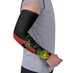 Penrith Panthers Arm Sleeves Golden Wattle Floral Polynesian - Australian Flower - Rugby Mascot