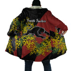 Penrith Panthers Cloak Golden Wattle Floral Polynesian - Australian Flower - Rugby Mascot