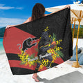 Penrith Panthers Sarong Golden Wattle Floral Polynesian - Australian Flower - Rugby Mascot