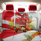 Dolphins Back Car Seat Cover Golden Wattle Floral Polynesian - Australian Flower - Rugby Mascot