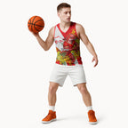 Dolphins Basketball Jersey Golden Wattle Floral Polynesian - Australian Flower - Rugby Mascot