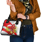 Dolphins Shoulder Handbag Golden Wattle Floral Polynesian - Australian Flower - Rugby Mascot