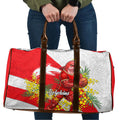 Dolphins Travel Bag Golden Wattle Floral Polynesian - Australian Flower - Rugby Mascot