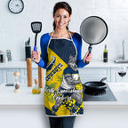 North Queensland Cowboys Apron Golden Wattle Floral Polynesian - Australian Flower - Rugby Mascot