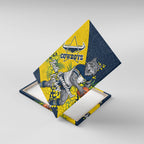 North Queensland Cowboys Canvas Wall Art Golden Wattle Floral Polynesian - Australian Flower - Rugby Mascot