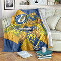 Parramatta Eels Blanket Golden Wattle Floral Polynesian - Australian Flower - Rugby Mascot