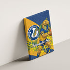 Parramatta Eels Canvas Wall Art Golden Wattle Floral Polynesian - Australian Flower - Rugby Mascot