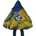 Parramatta Eels Cloak Golden Wattle Floral Polynesian - Australian Flower - Rugby Mascot