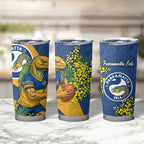 Parramatta Eels Tumbler Cup Golden Wattle Floral Polynesian - Australian Flower - Rugby Mascot
