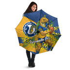 Parramatta Eels Umbrella Golden Wattle Floral Polynesian - Australian Flower - Rugby Mascot