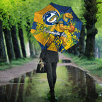 Parramatta Eels Umbrella Golden Wattle Floral Polynesian - Australian Flower - Rugby Mascot