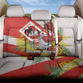St George Illawarra Dragons Back Car Seat Cover Golden Wattle Floral Polynesian - Australian Flower - Rugby Mascot