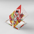 St George Illawarra Dragons Canvas Wall Art Golden Wattle Floral Polynesian - Australian Flower - Rugby Mascot
