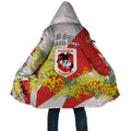St George Illawarra Dragons Cloak Golden Wattle Floral Polynesian - Australian Flower - Rugby Mascot