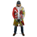 St George Illawarra Dragons Cloak Golden Wattle Floral Polynesian - Australian Flower - Rugby Mascot