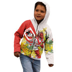 St George Illawarra Dragons Kid Hoodie Golden Wattle Floral Polynesian - Australian Flower - Rugby Mascot