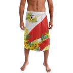 St George Illawarra Dragons Lavalava Golden Wattle Floral Polynesian - Australian Flower - Rugby Mascot